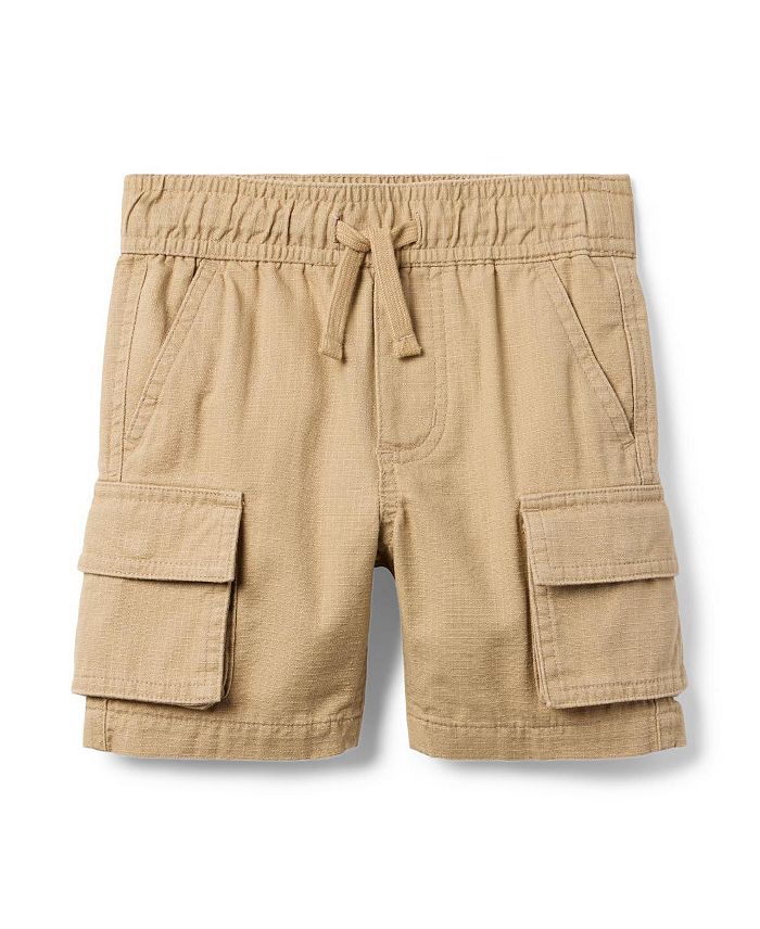 

Шорты-карго для мальчиков The Cargo Pull-On Short — малыши, маленькие дети, старшие дети Janie and Jack, коричневый/бежевый
