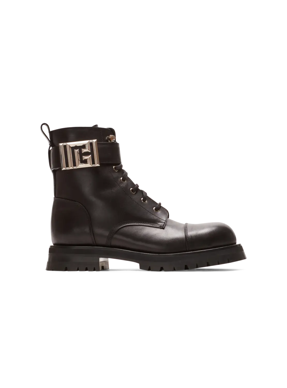 

Кожаные армейские ботинки Charlie Balmain, черный