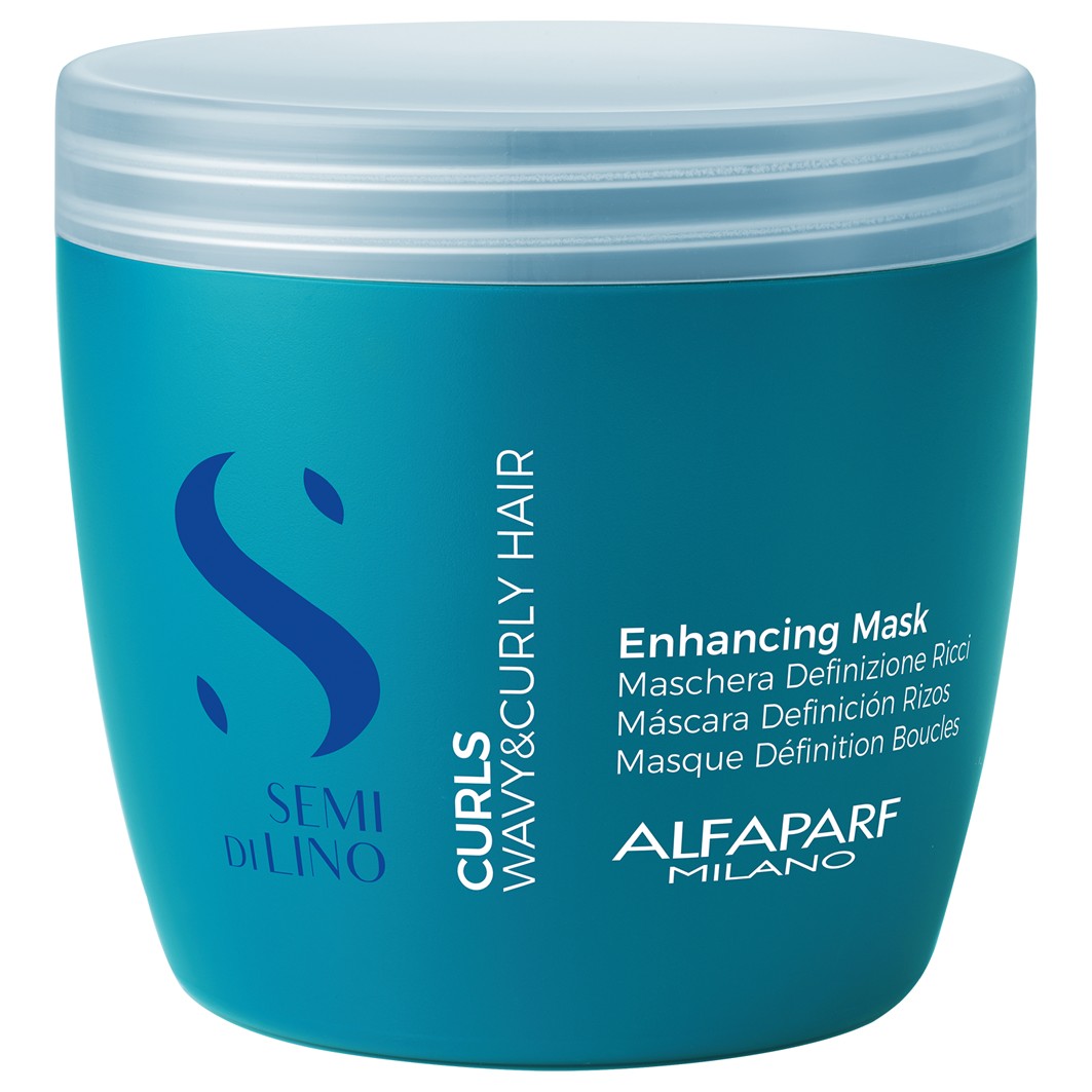

Бальзам для волос semi di lino curls enhancing mask Alfaparf Milano, объем 500 мл