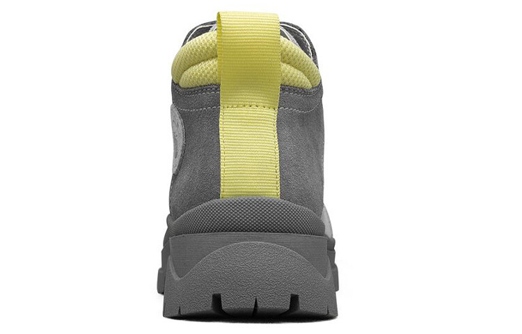 Женские ботинки Skechers зимние двухцветные, серый — фото 4