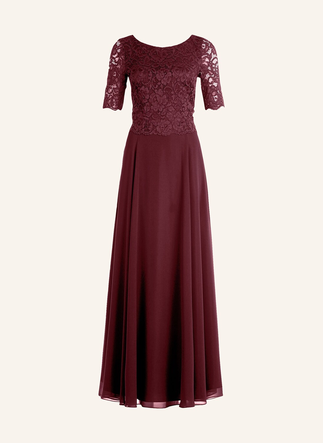 

Платье с кружевом Vera Mont, красный