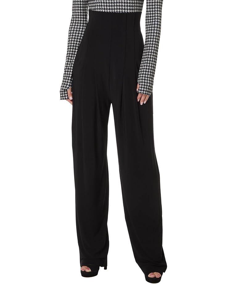 

Брюки Norma Kamali High Waist Tailored Pleat Pant, черный