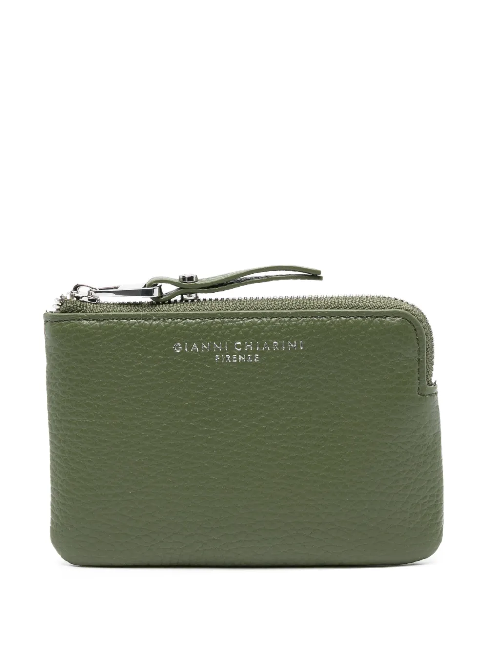 

Кошелек из зернистой кожи Gianni Chiarini, зеленый