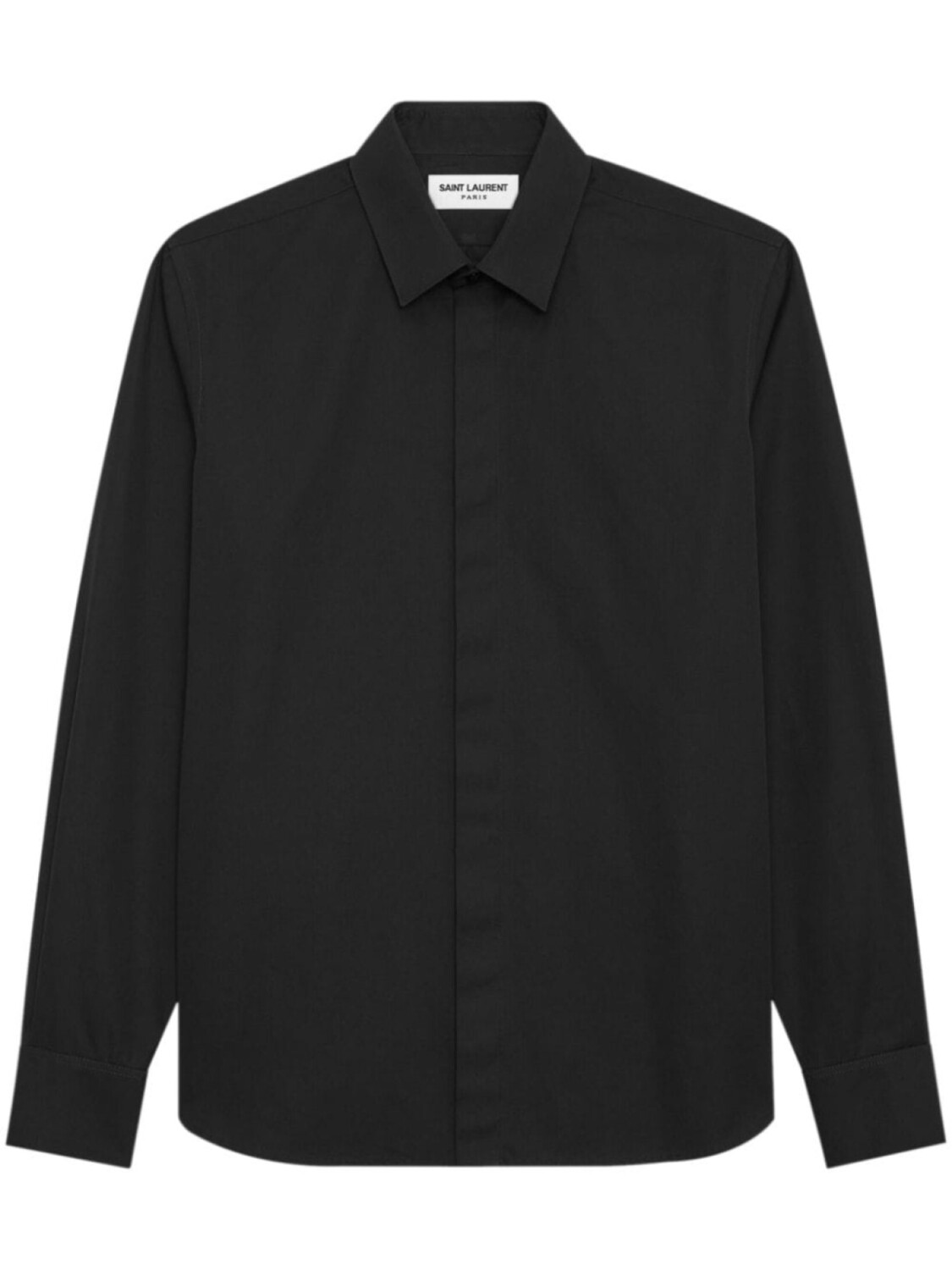 

Saint Laurent рубашка с длинными рукавами, черный