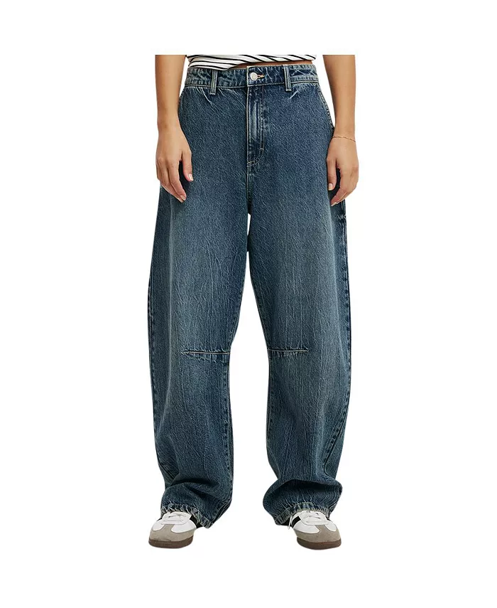 

Женские джинсы Barrel Jean COTTON ON, синий