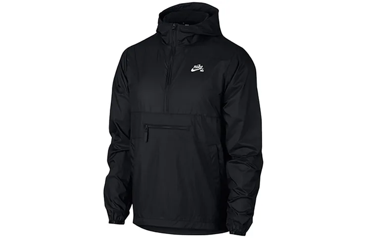 Nike Куртка спортивная с капюшоном SB Skateboard JKT, мужская, черная — фото 3