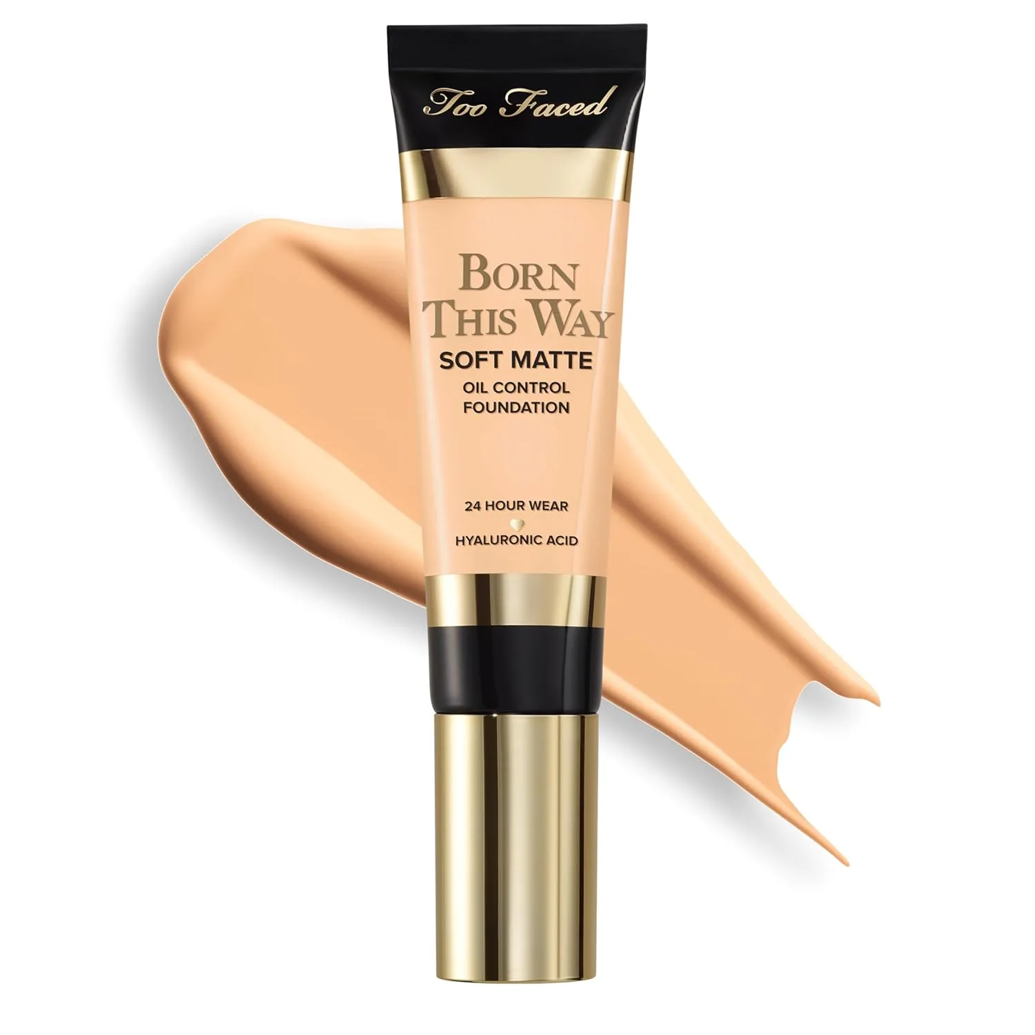 Тональный крем Too Faced Born This Way Soft Matte Foundation | Увлажняющий, матирующий, водостойкий тональный крем, контролирующий жирность кожи в течение всего дня, 30 мл, 03 Ivory (Very Fair with Golden Undertones)