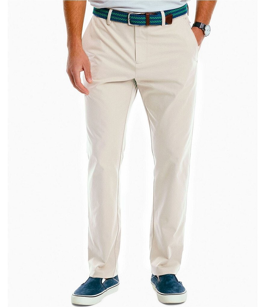 

Эластичные брюки классического кроя Southern Tide Jack Performance, коричневый