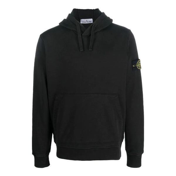 

Толстовка hoodie 'black' Stone Island, черный