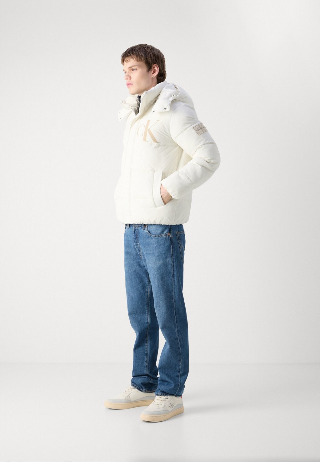 

Зимняя куртка ESSENTIALS JACKET Calvin Klein, цвет Ivory