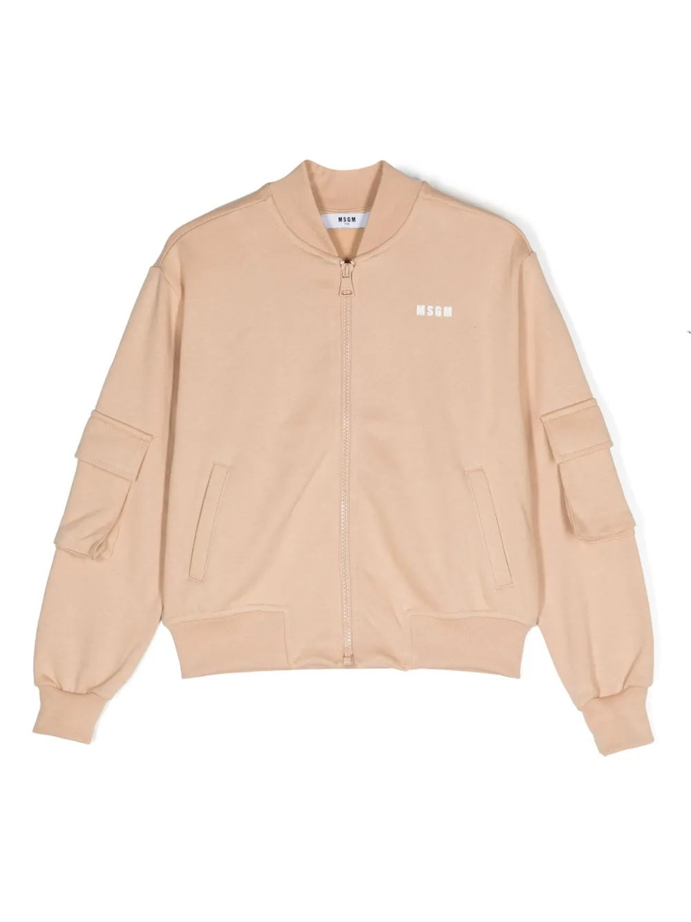 

Флисовая куртка-бомбер MSGM Kids, нейтральный