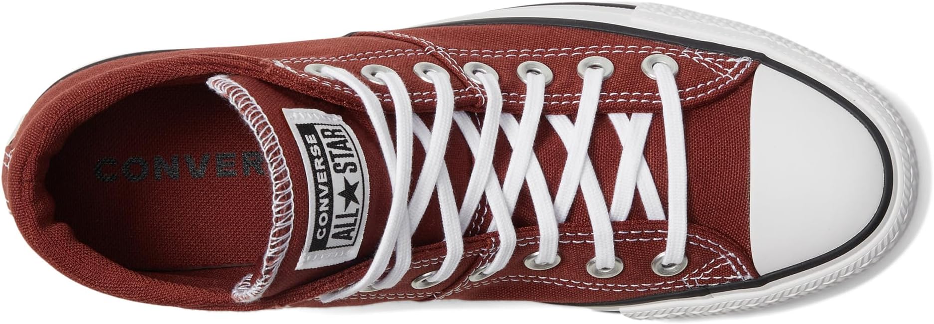 Кроссовки Converse Women's Chuck Taylor All Star Madison Mid Top, Rottin Apple/White/Black — фото 2