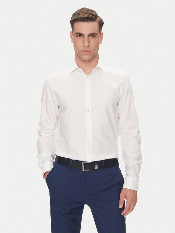 

Рубашка обычного кроя LV019EU021 Calvin Klein, белый