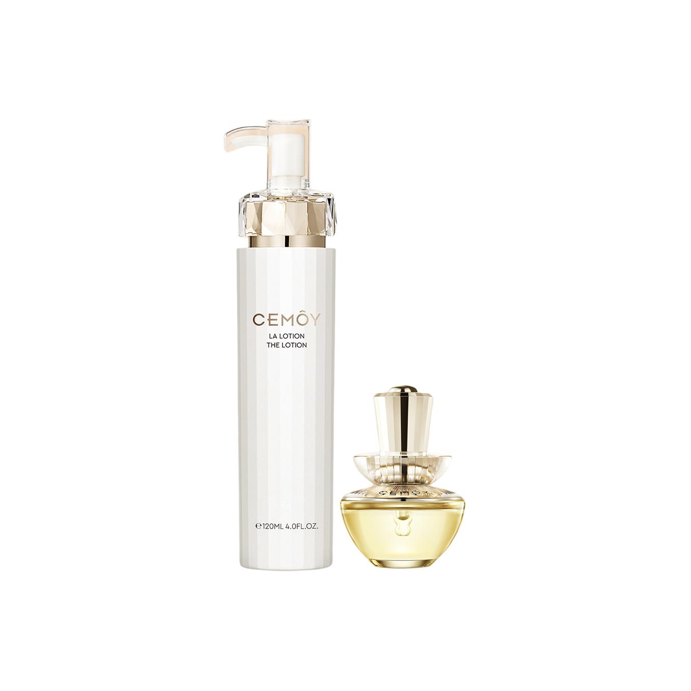 

Полярные сыворотки лосьоны сыворотки масла наборы для ухода за кожей увлажняющие и восстанавливающие 120мл+8мл Cemoy