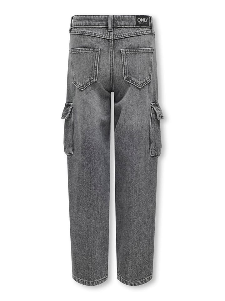 Джинсы KIDS ONLY Cargojeans - Tapered fit -, серый — фото 2
