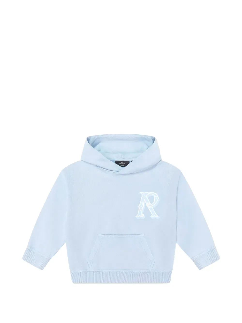 Хлопковая толстовка с принтом логотипа Represent Mini, синий