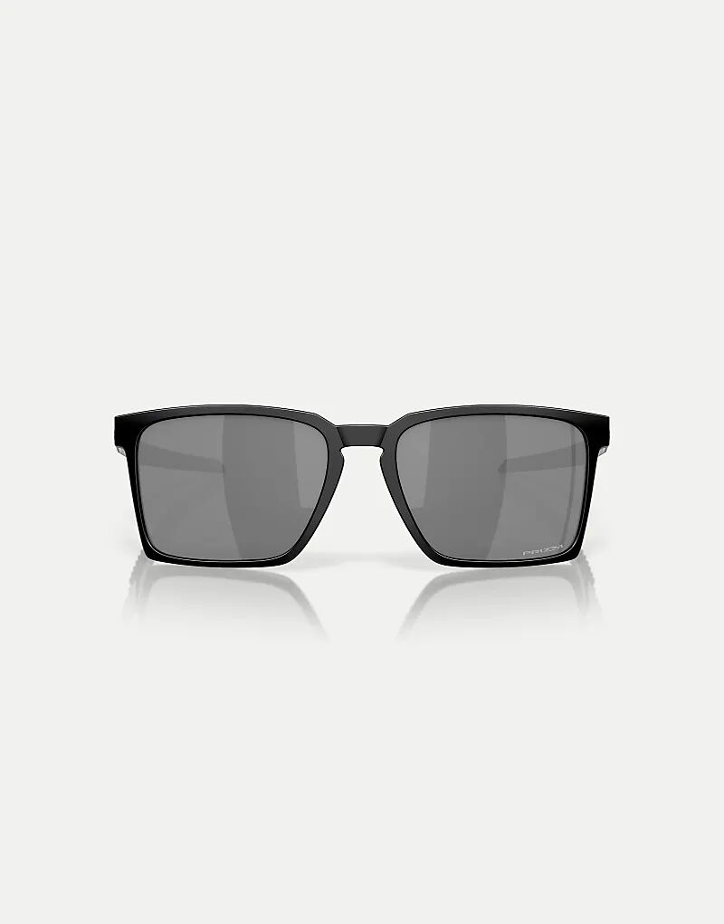 

Солнцезащитные очки Oakley Exchange Sun прямоугольной формы с черными зеркальными линзами в сатиновом черном цвете