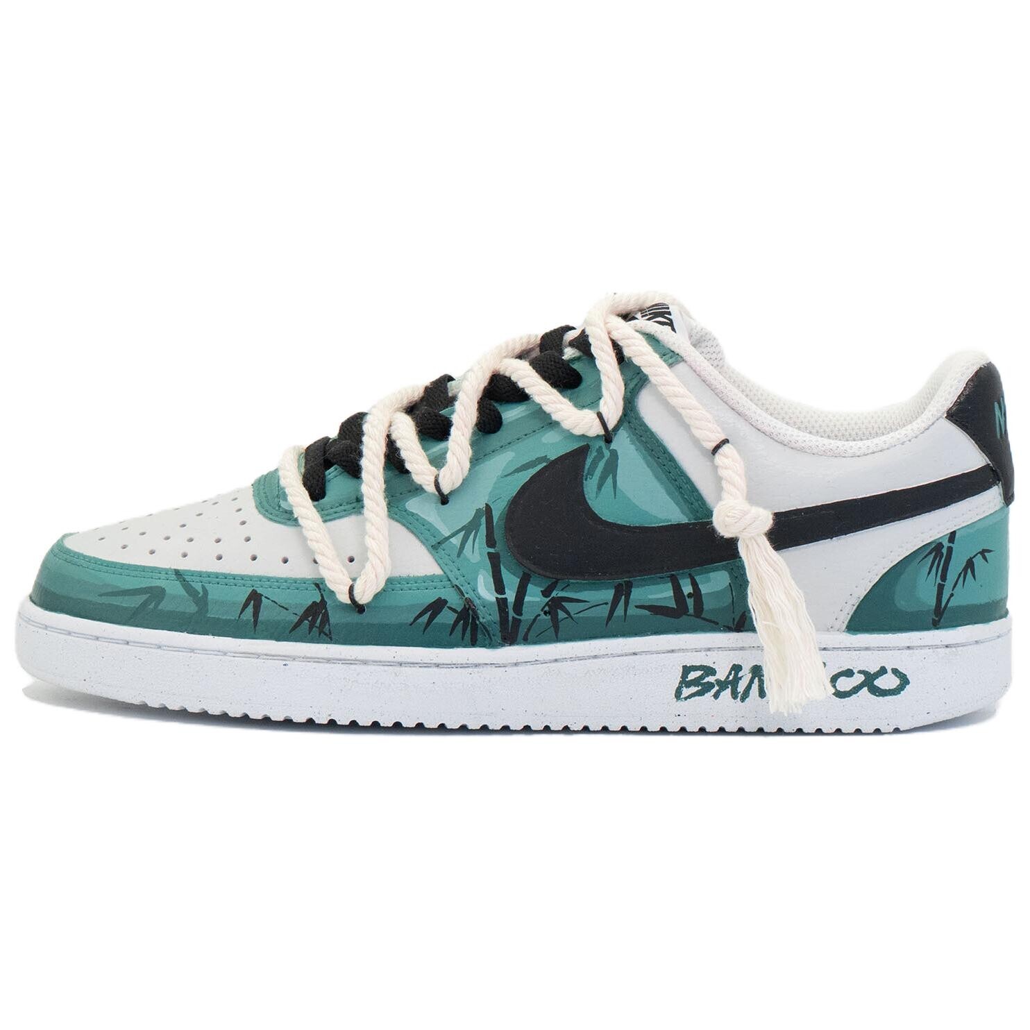 

Кроссовки Nike Court Vision 1 Skateboarding Shoes Men Low-top Green/White, цвет Jasper