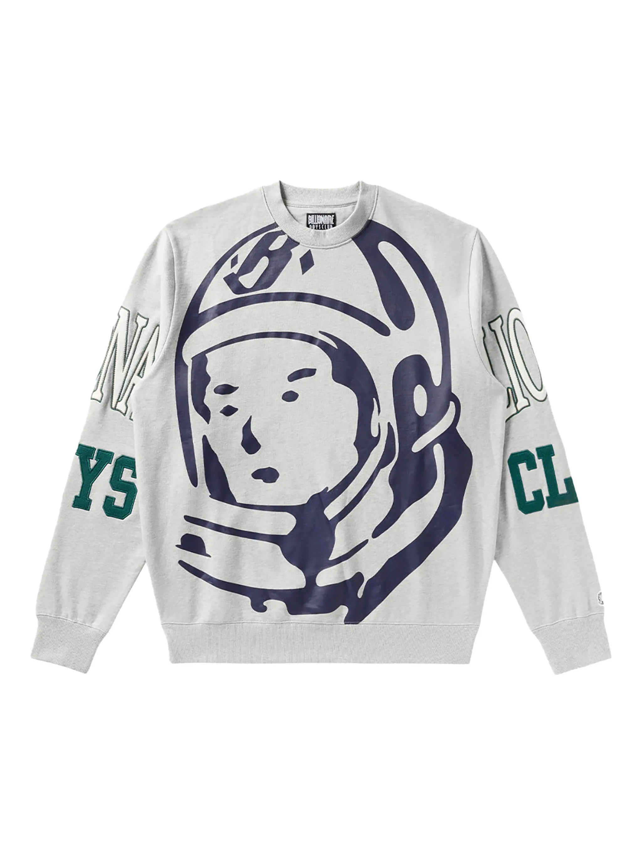 

Свитер Big Face с круглым вырезом Billionaire Boys Club, серый