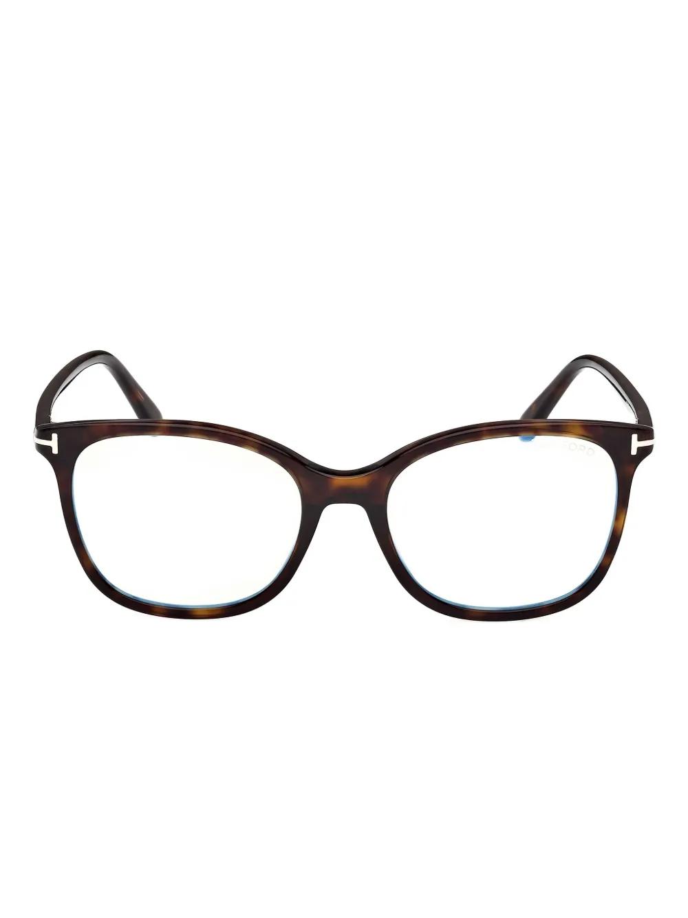 

Очки квадратной формы с шарнирной отделкой Tom Ford, коричневый
