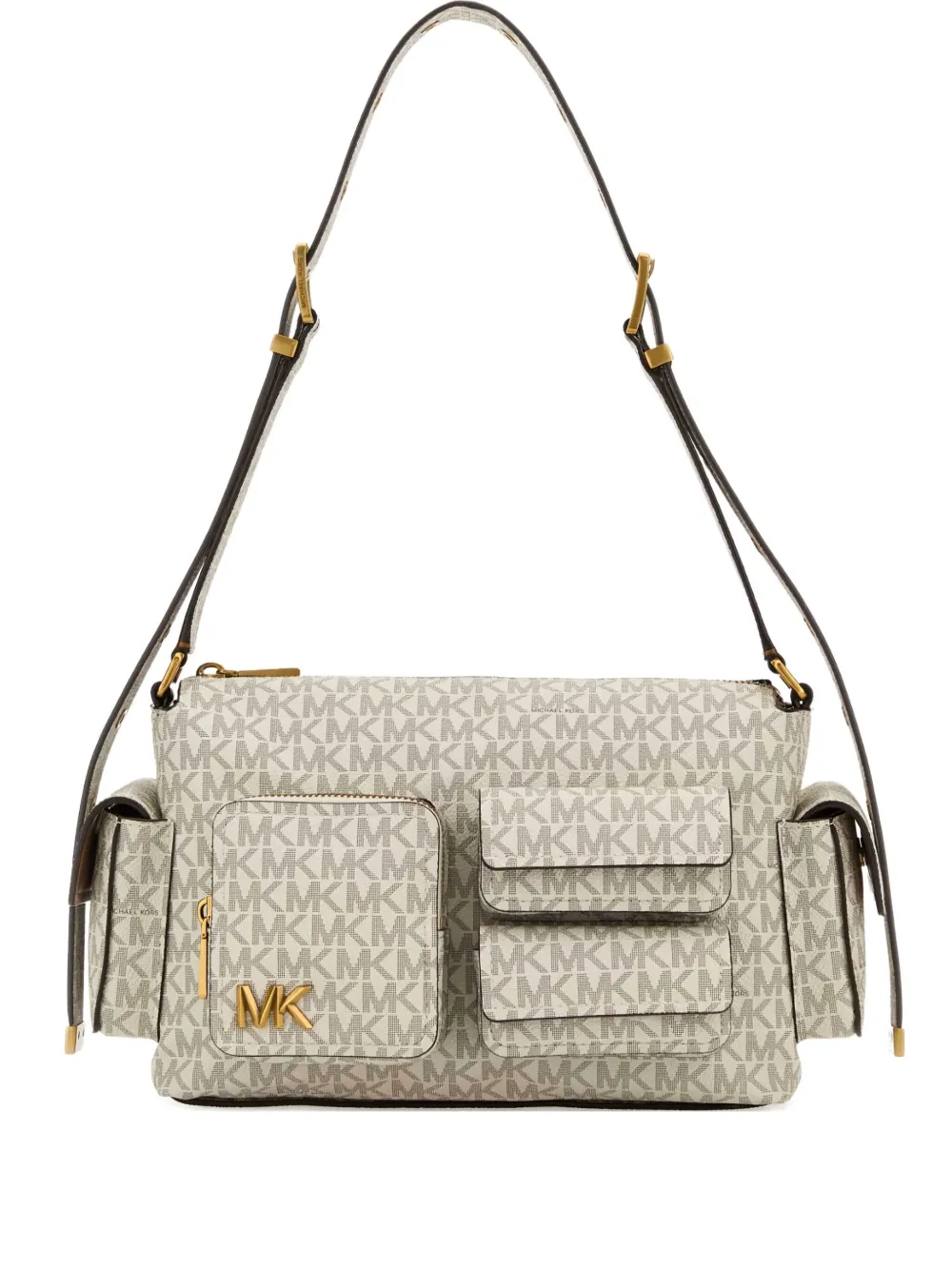 

Сумка через плечо с монограммой Dakota Michael Michael Kors, нейтральный