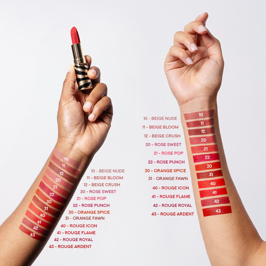 Губная помада viky raders' sommer must-haves phyto-rouge velvet Sisley, nr. 43 rouge ardent, вес 3 гр. — фото 3