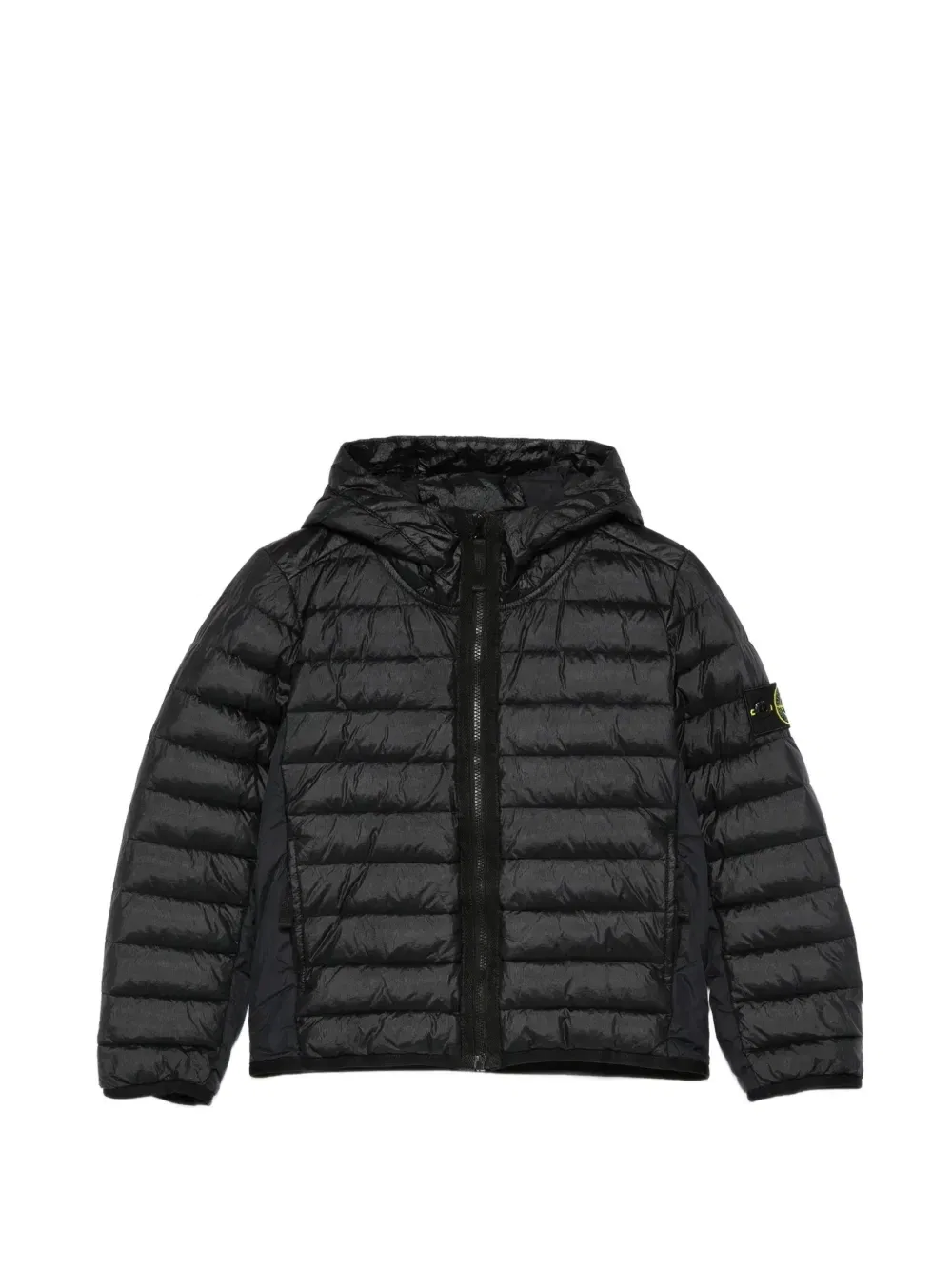 Стеганая куртка с капюшоном Stone Island Junior, синий
