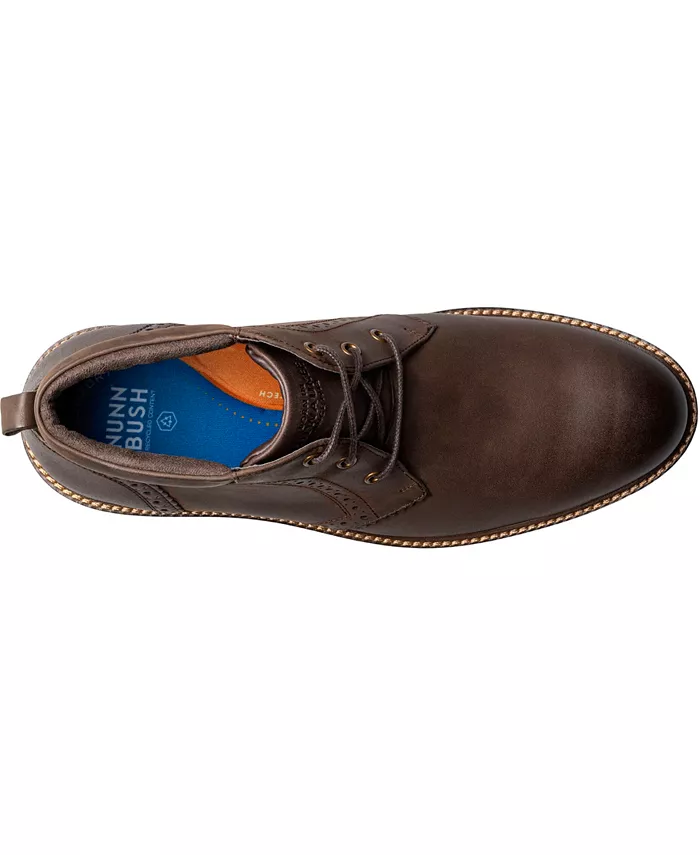 Мужские туфли-чукка Ozark II Plain Toe Nunn Bush, коричневый — фото 4