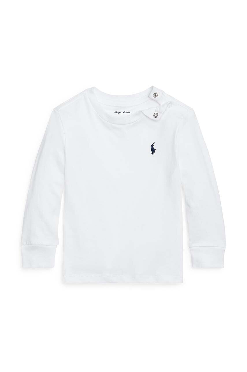 

Лонгслив Polo Ralph Lauren из хлопка ноэнати, белый