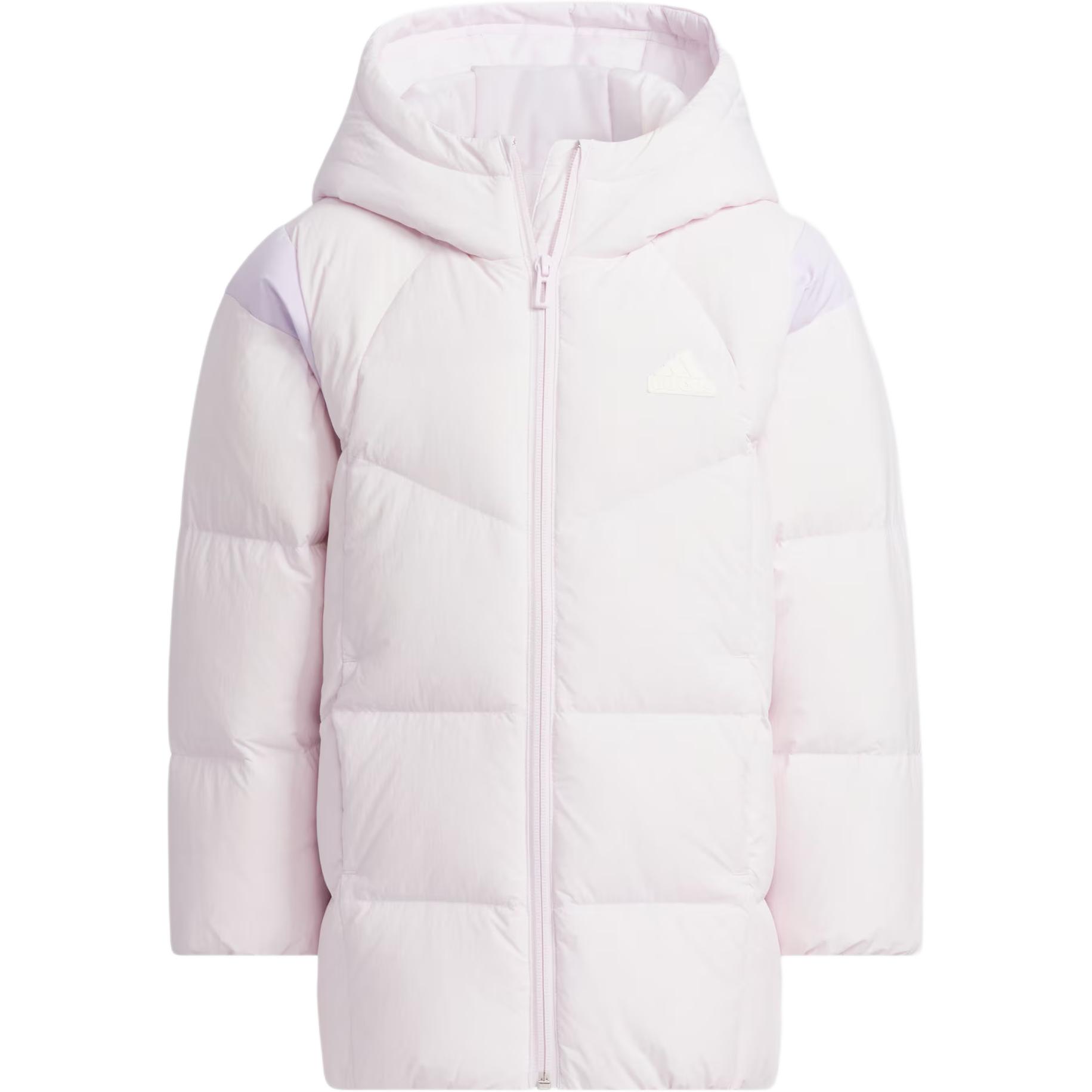 Пуховик Pink/Light Purple для детей 3-7 лет Adidas, розовый — фото 3