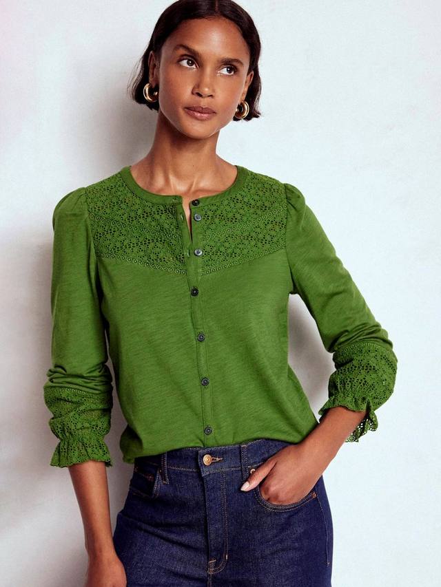 

Пиппа блузка с вышивкой Boden