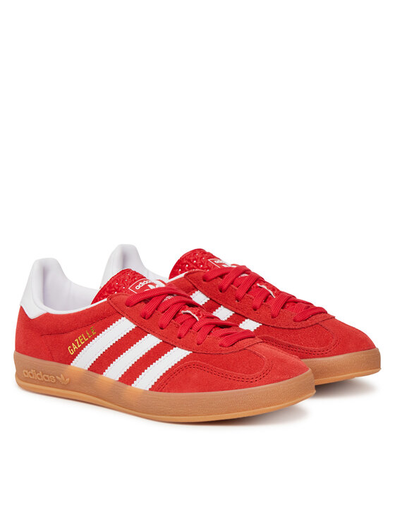 Кроссовки Gazelle Indoor JS3801 Adidas, красный — фото 2