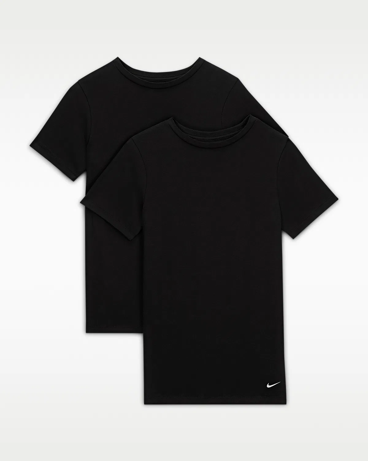Детская майка Nike Big Kids' Crew Undershirt (2-Pack), Black