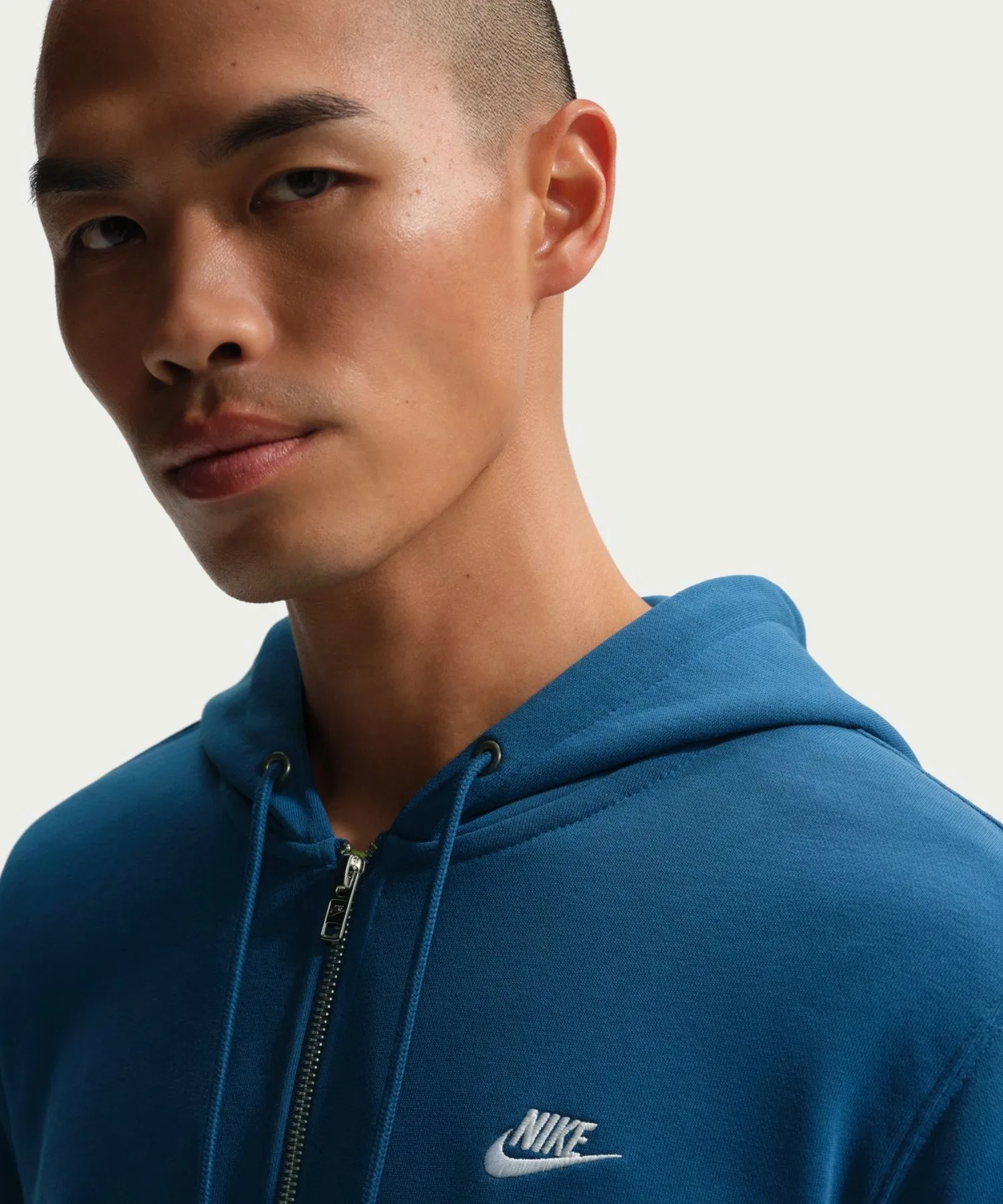 Толстовка с длинными рукавами и застежкой-молнией Nike Club FT — фото 2