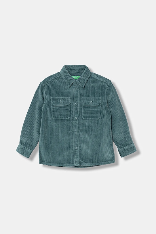 

Хлопковая рубашка United Colors Of Benetton, зеленый