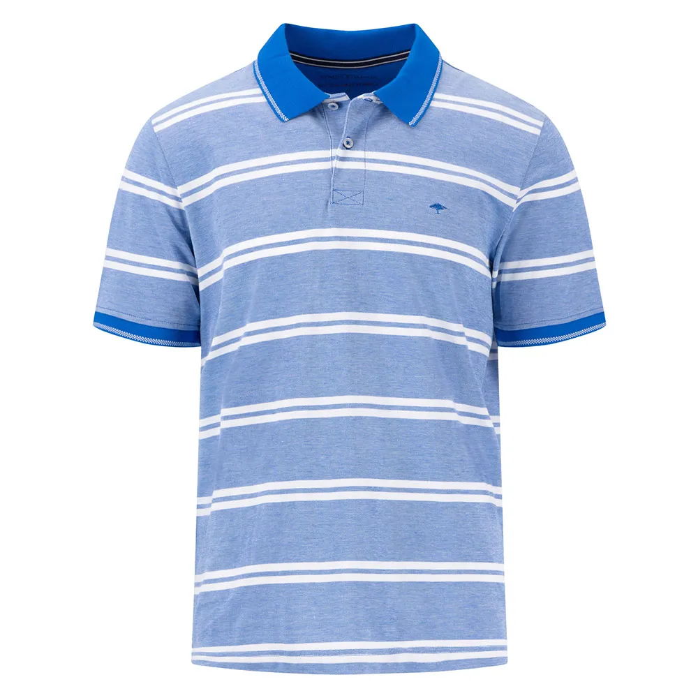 

Поло с коротким рукавом Fynch Hatton 2-Tone Stripe, синий