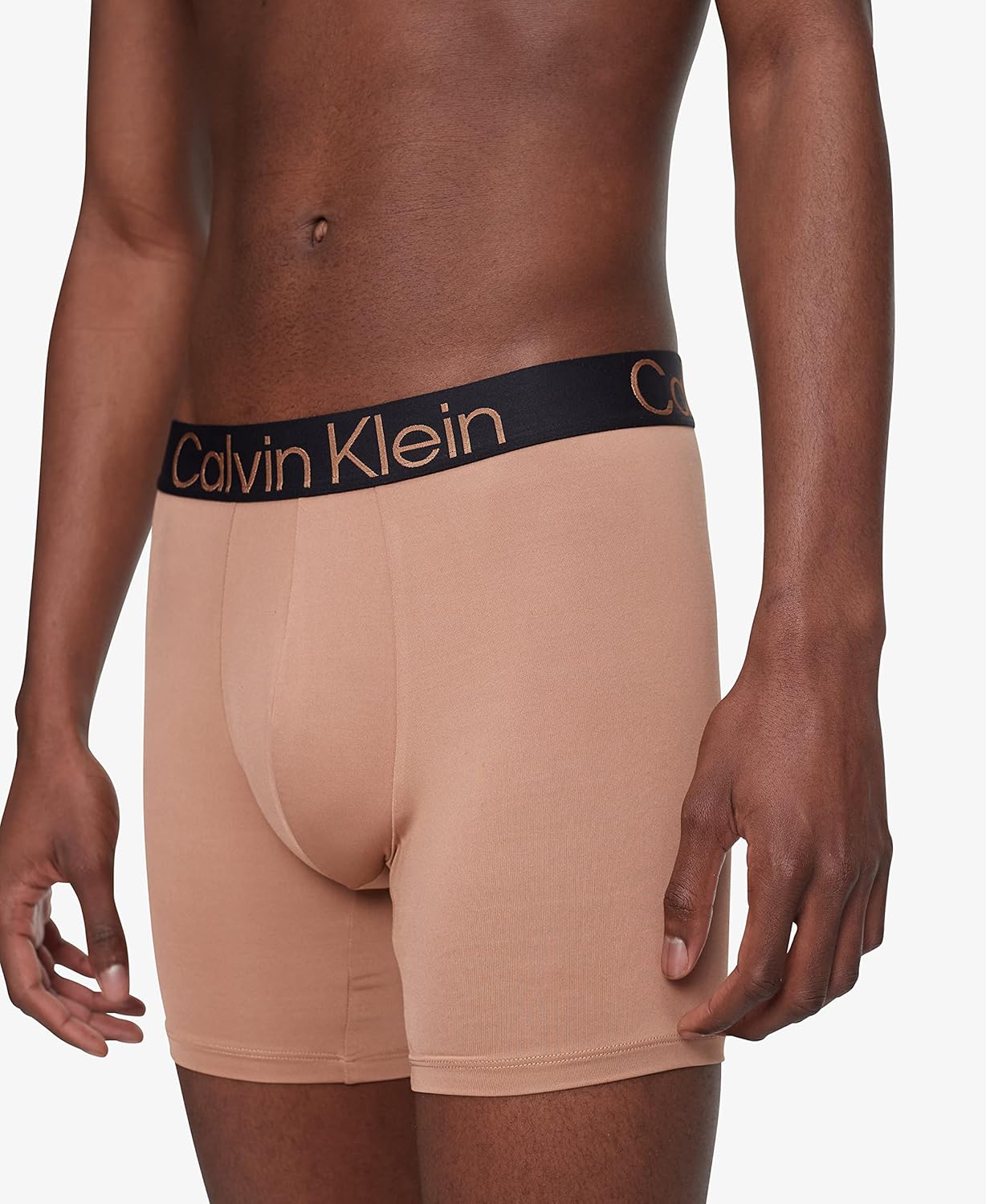 Мужские трусы-боксеры Calvin Klein Flex Natural, Sandalwood — фото 3