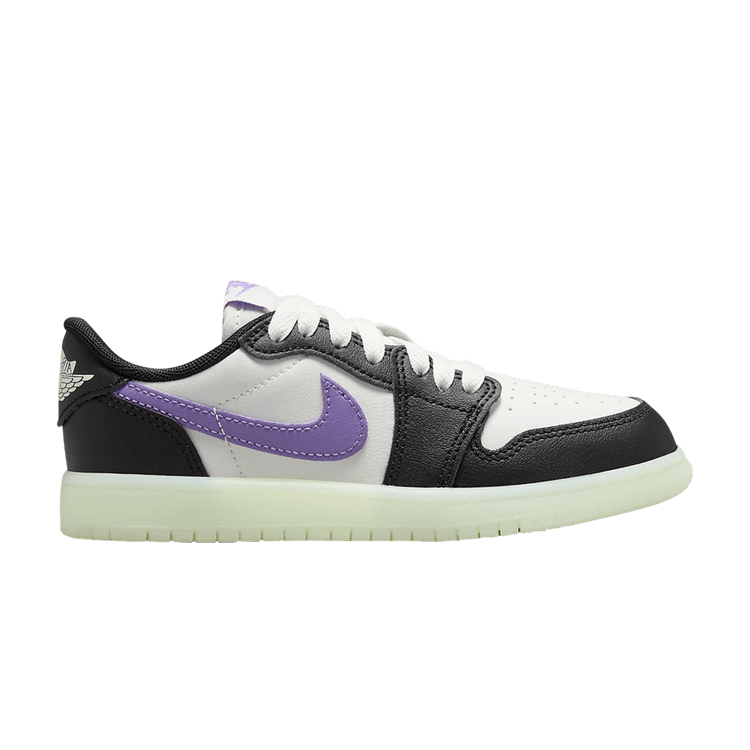 

Кроссовки Air Jordan Air Jordan 1 Retro Low OG PS 'Black Raspberry', черный