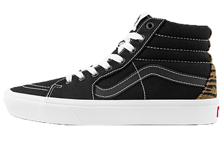 

SK8 Скейтбординговые кроссовки унисекс с высоким верхом черного цвета Vans, Черный, SK8 Скейтбординговые кроссовки унисекс с высоким верхом черного цвета Vans