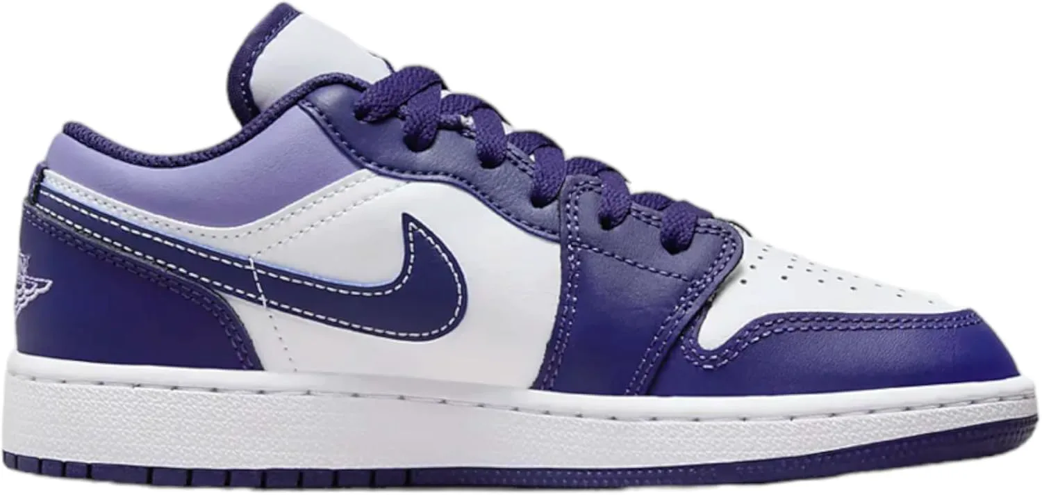 Детские кроссовки Nike Air Jordan 1 Low, светло-фиолетовый — фото 3