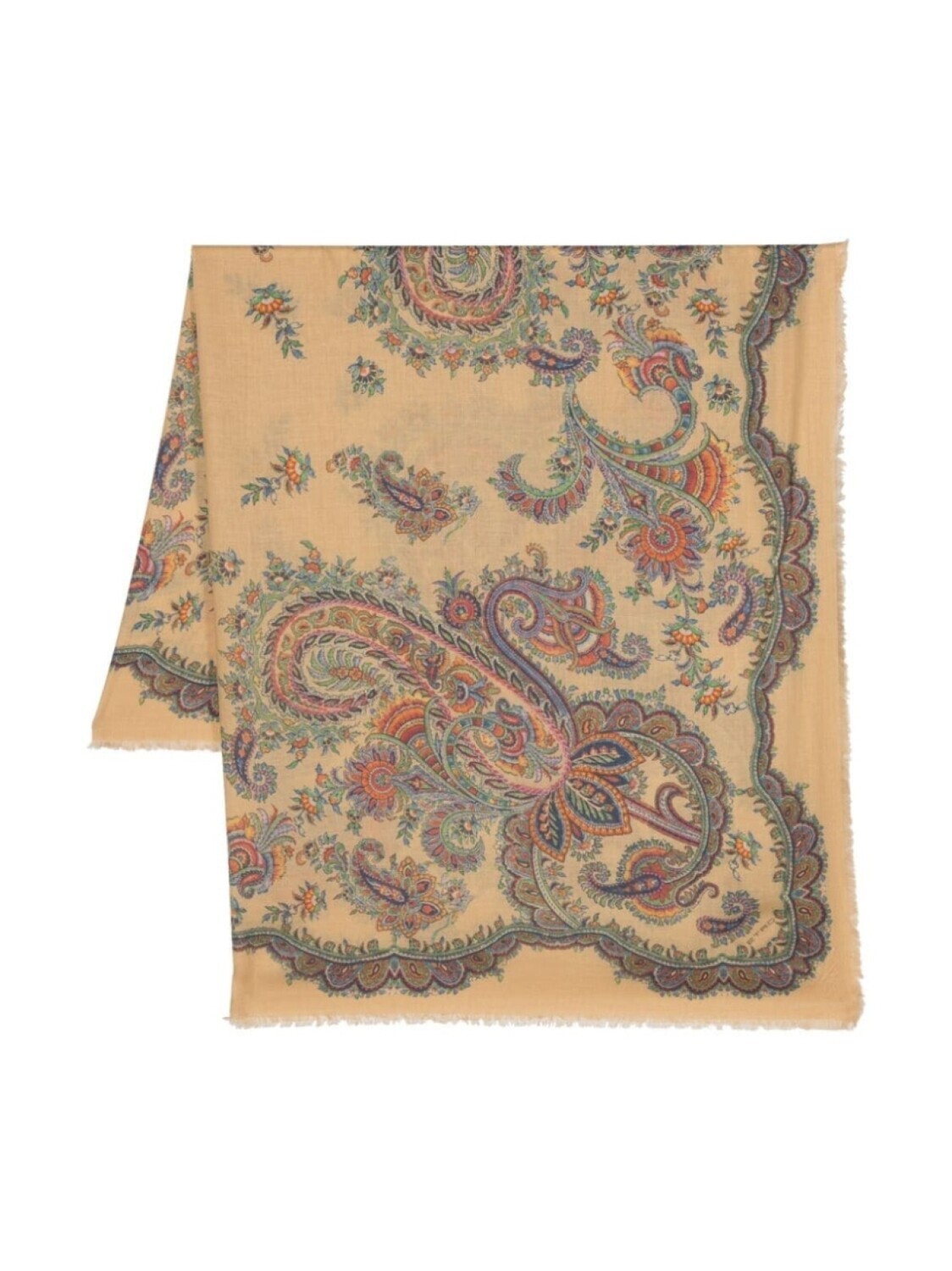 

ETRO шарф Bombay с принтом пейсли, нейтральный цвет