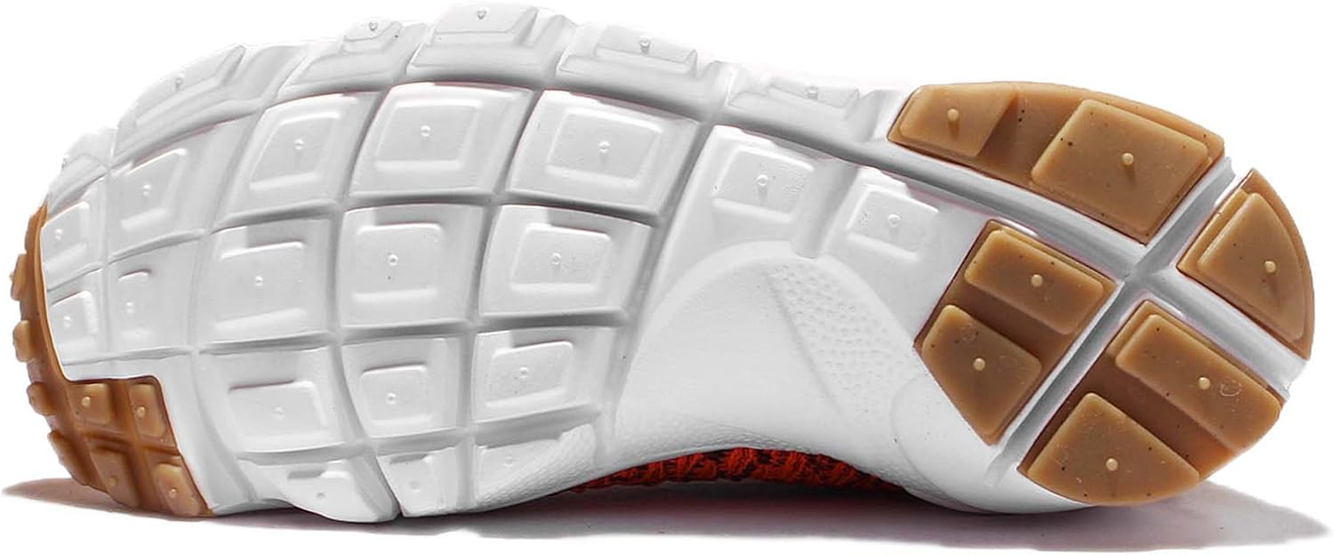 Кроссовки мужские Nike Air Footscape Magista Flyknit 816560, Orange (Orange (Bright Crmsn/Black-Gld Ld-Gm Md B)) — фото 4