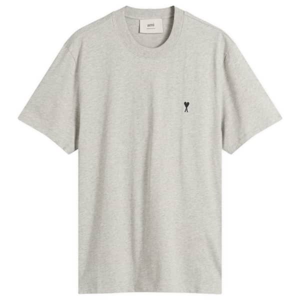 

Футболка ADC из лёгкого джерси Ami Paris, цвет gris cendre chine