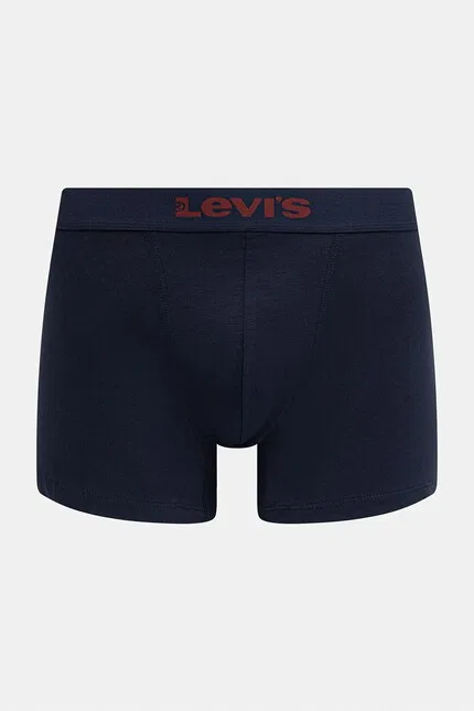 Боксеры из хлопка с эластаном 2 шт Levi's, синий — фото 3