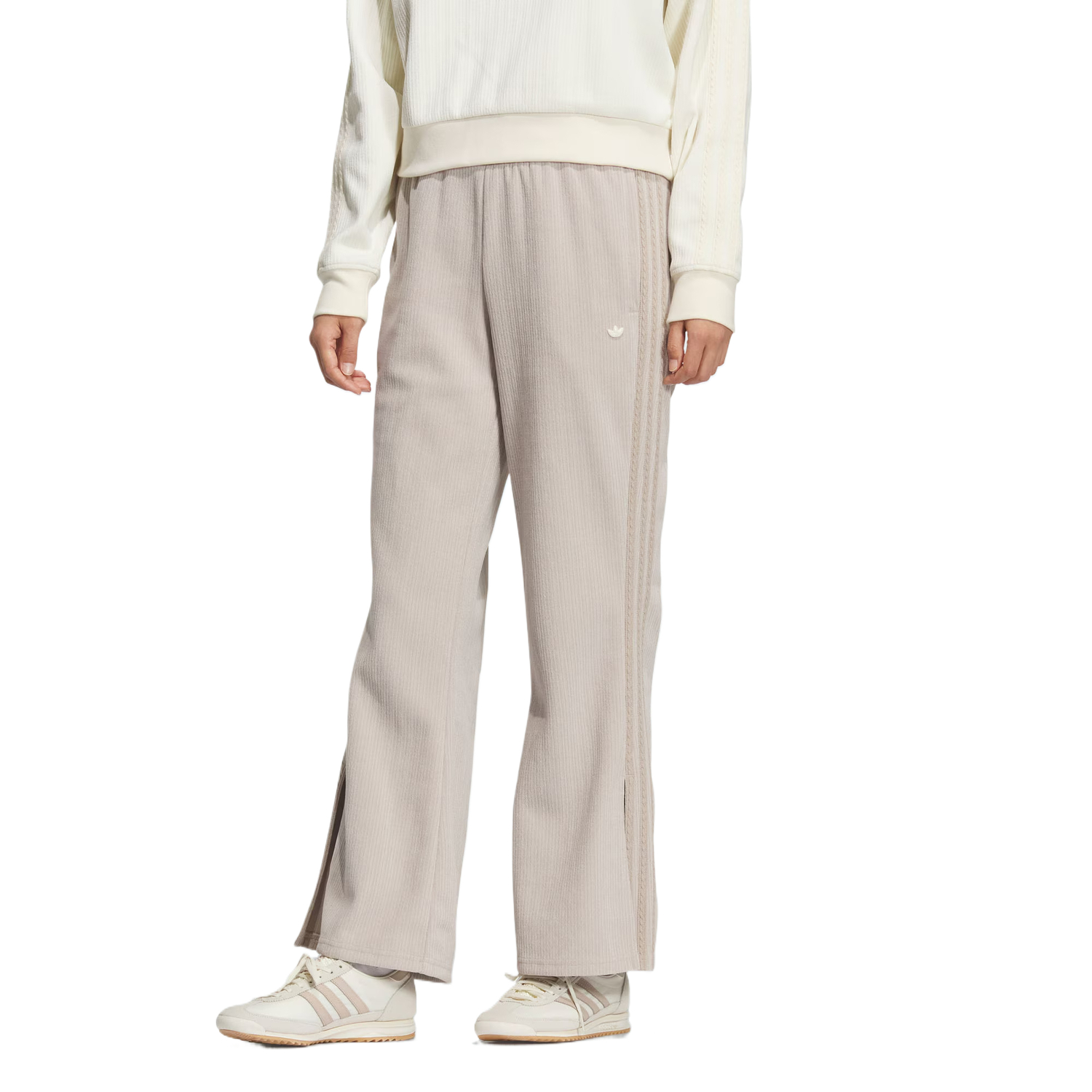 Вязаные спортивные штаны Women's Adidas Originals, коричневый — фото 3