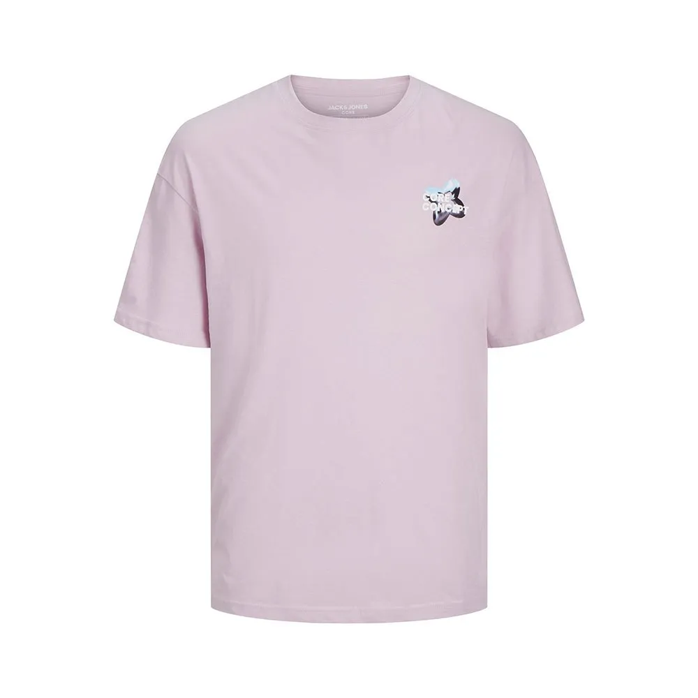 

Футболка Jack & Jones Flower Text Gc, розовый
