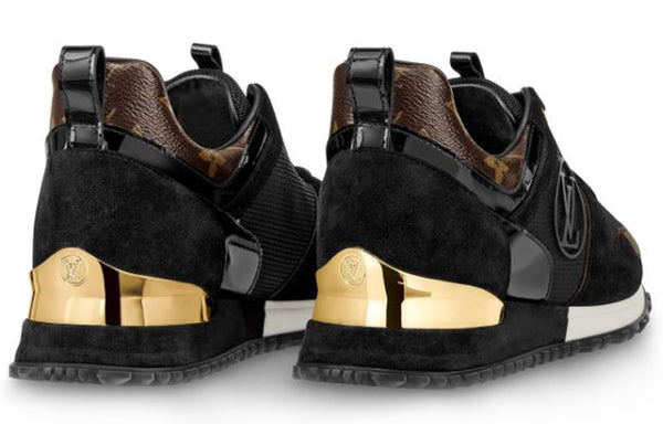 Кроссовки lv run away sports shoes black Louis Vuitton, черный — фото 4