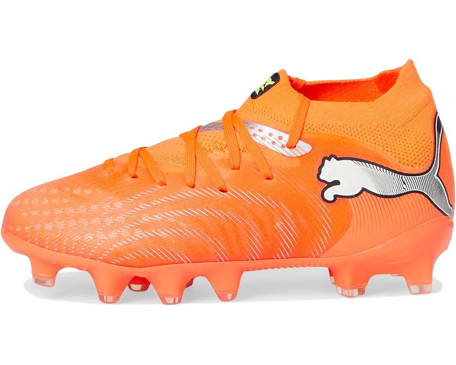 Детские бутсы Puma Future 9 Pro Firm/Artificial Ground (маленькие дети/большие дети) PUMA Kids, Glowing Red/White/Black/Silver — фото 4