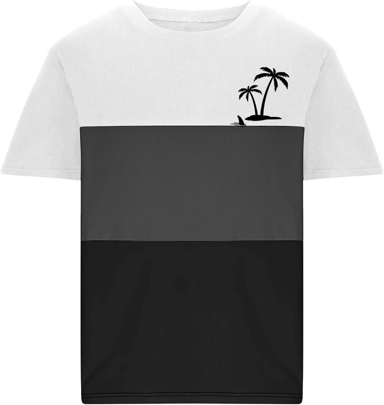 Мужская футболка Classic Crew Neck с коротким рукавом и принтом Coconut Palm — фото 3