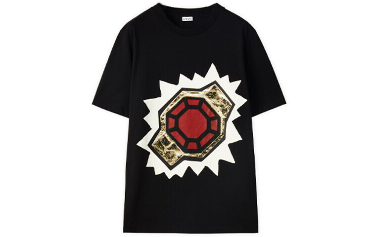 

Футболка женская черная Loewe